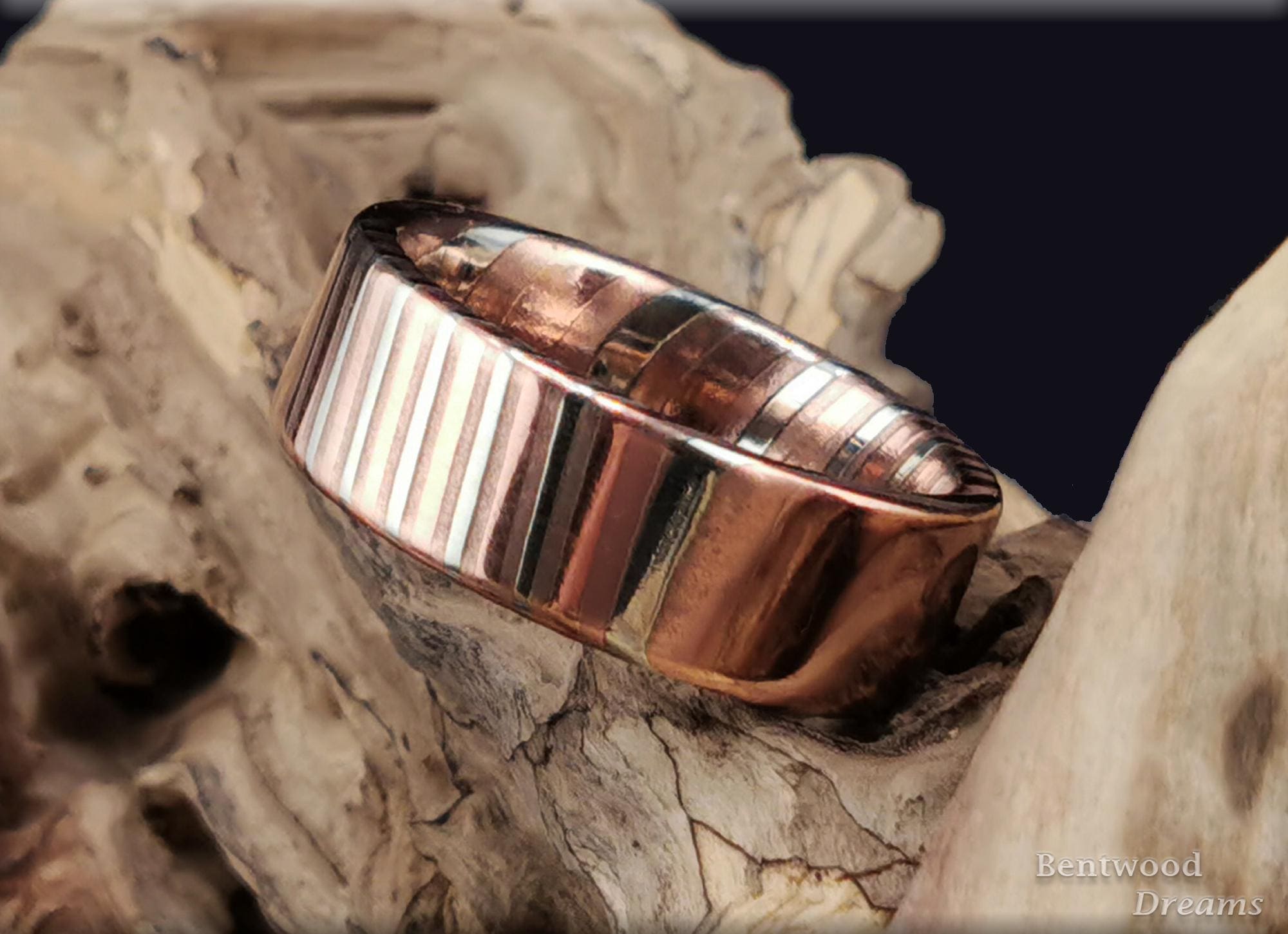 Mokume Gane Metal Ring
