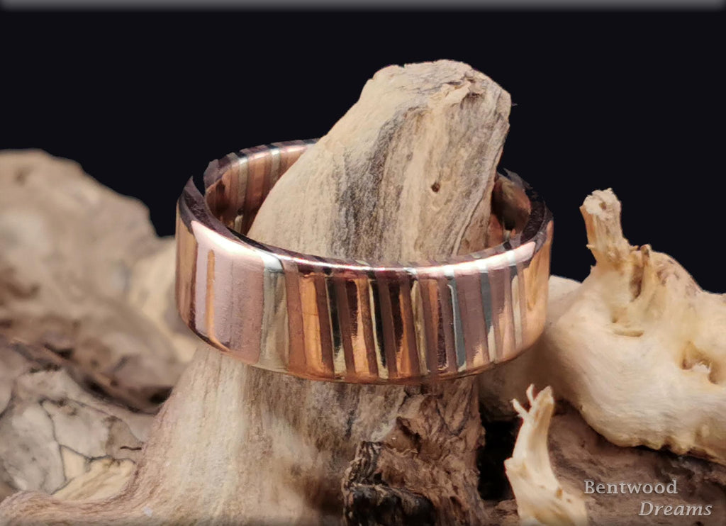 Mokume Gane Metal Ring