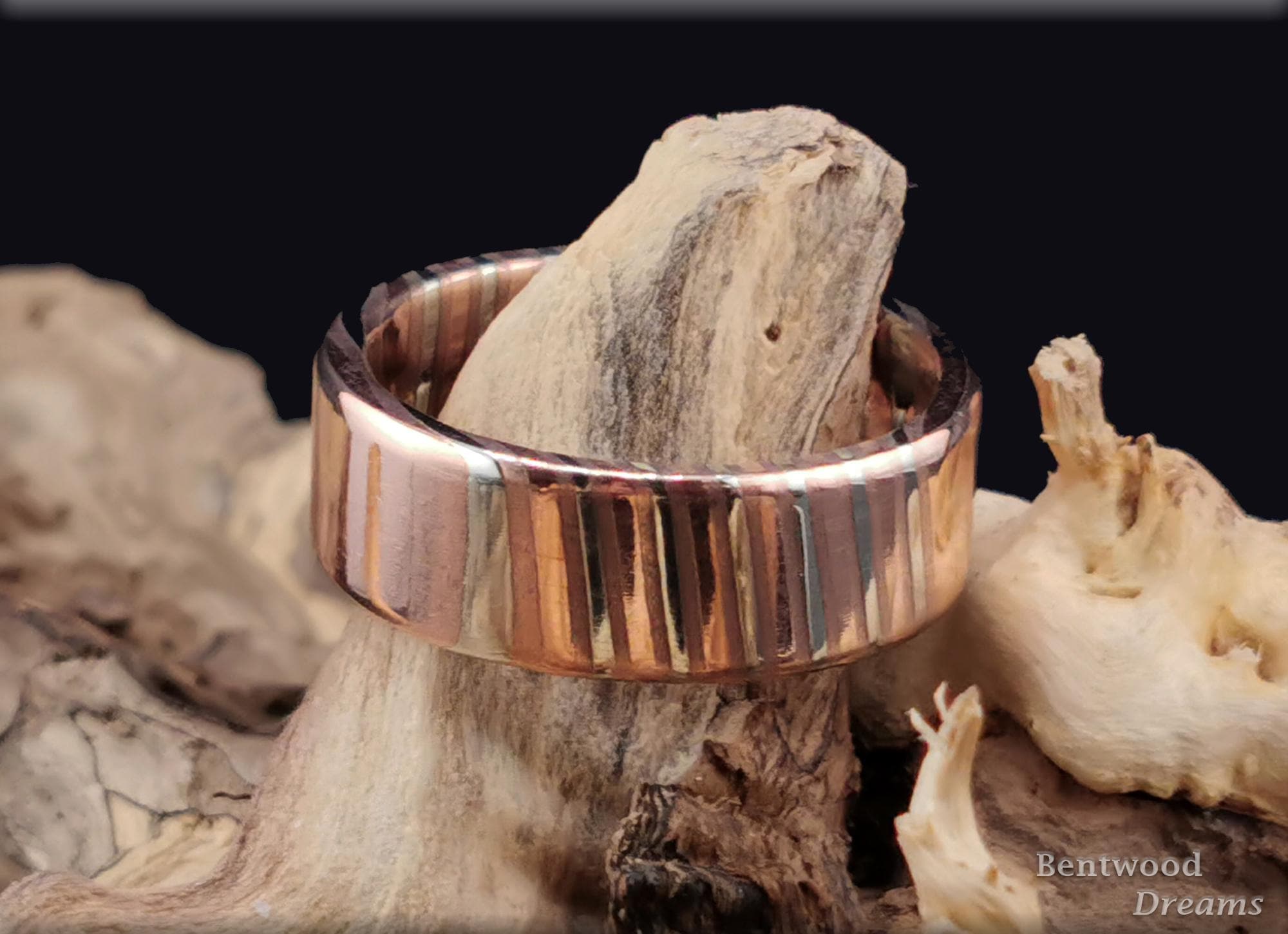 Mokume Gane Metal Ring