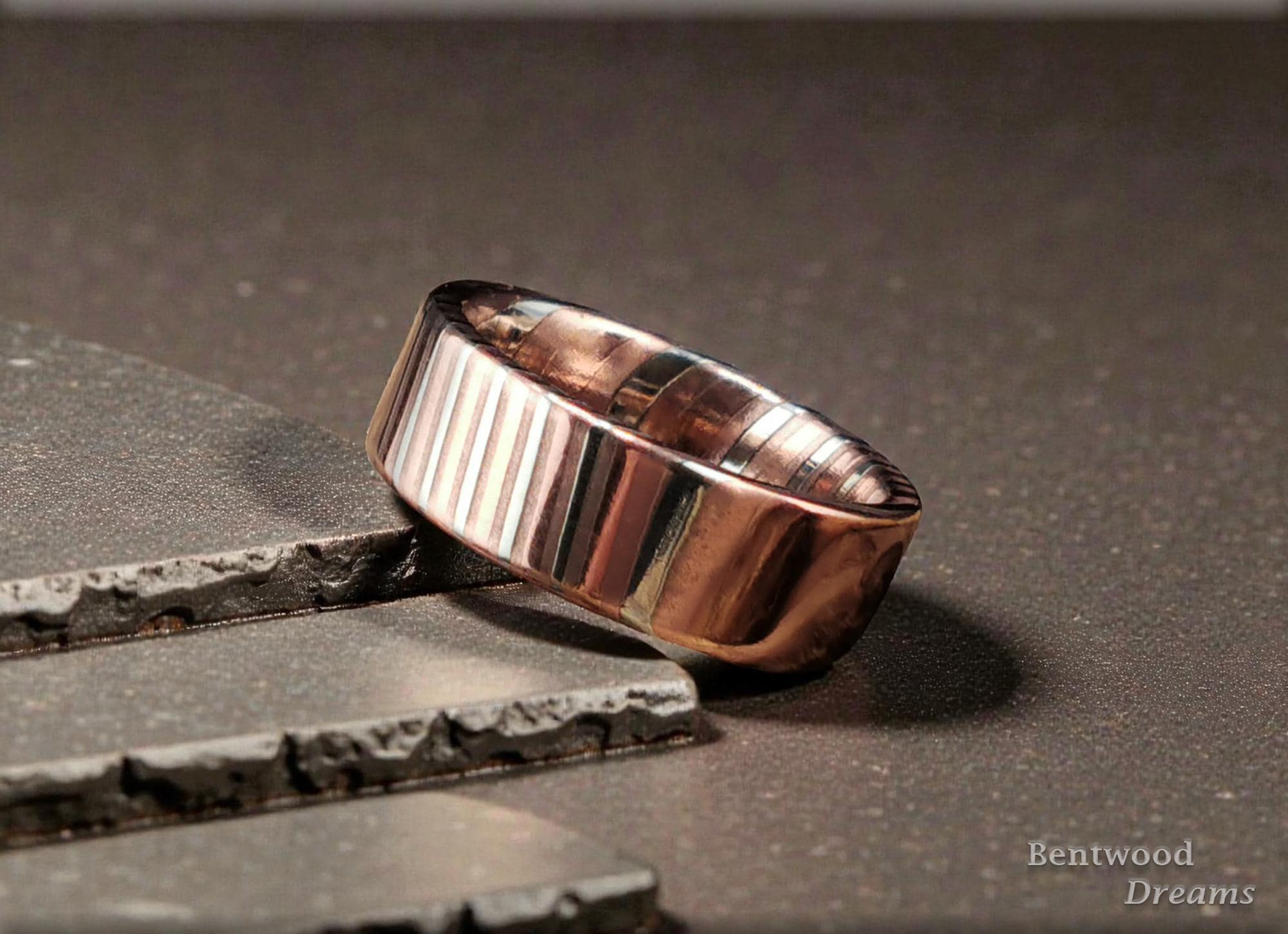 Mokume Gane Metal Ring