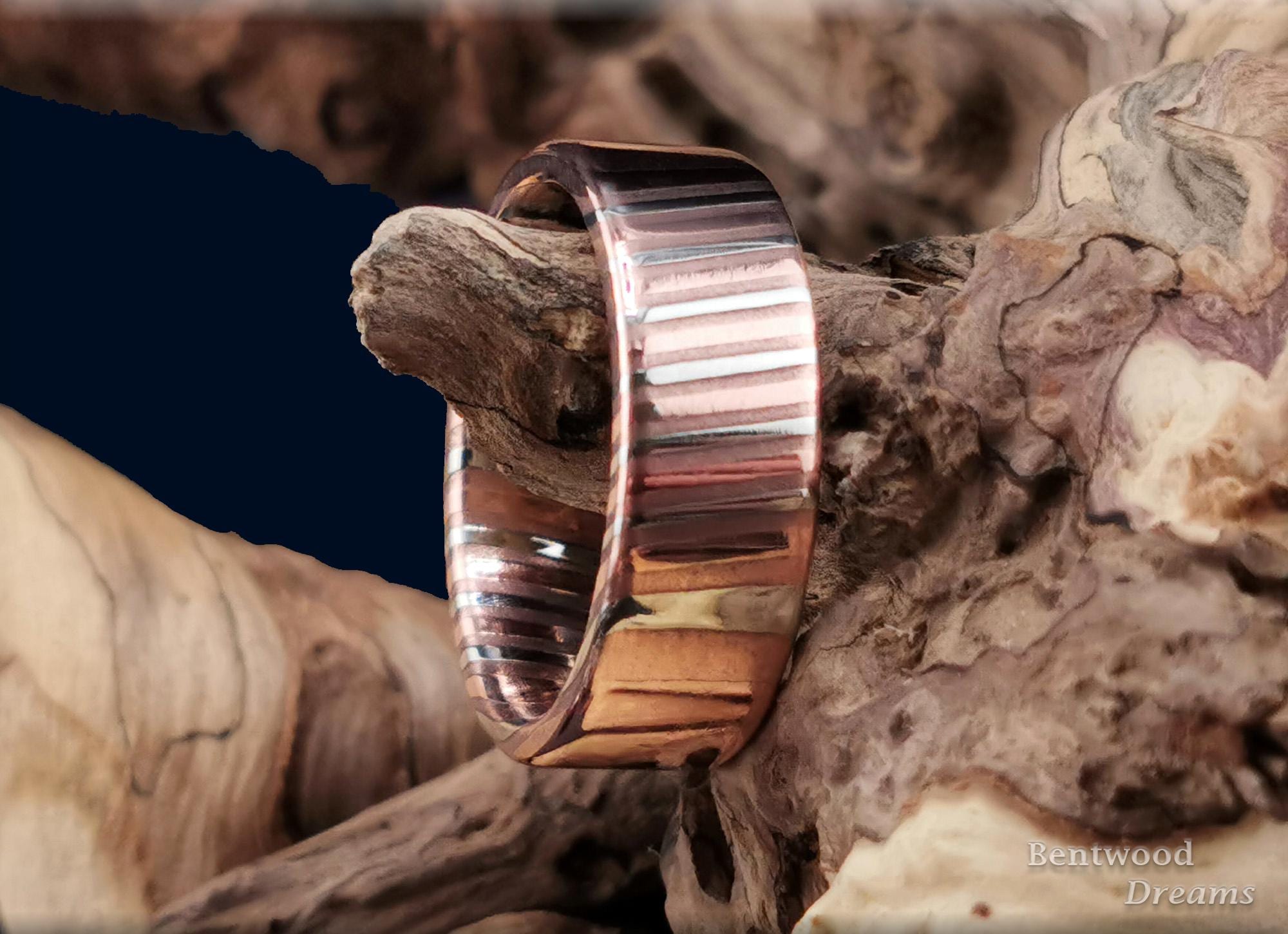 Mokume Gane Metal Ring