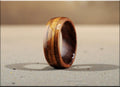 Bentwood Ring: Fumed Aspen, inlaid Teak, Ironwood core
